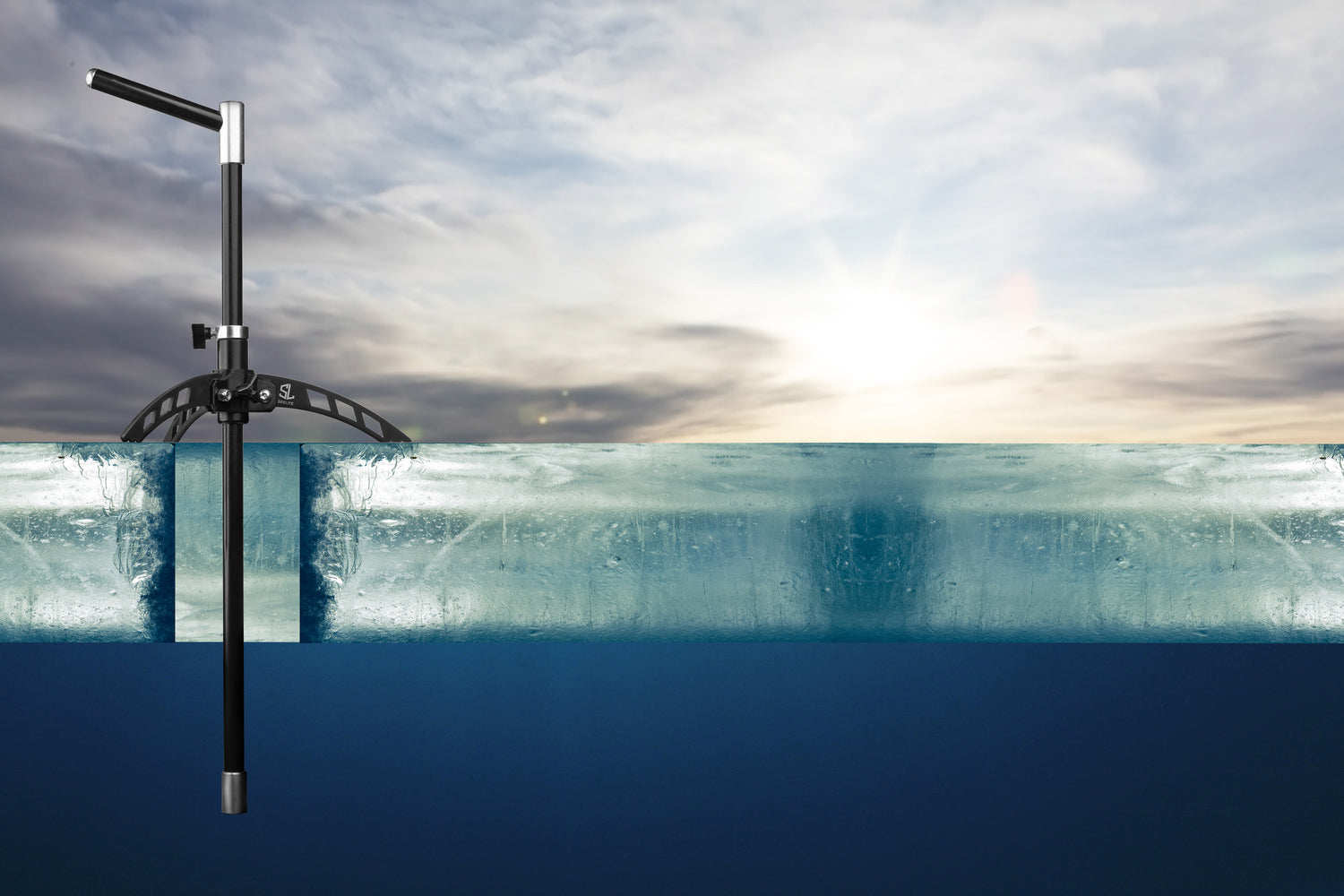 SeeFish Ice Fishing Transducer Pole SeeLite