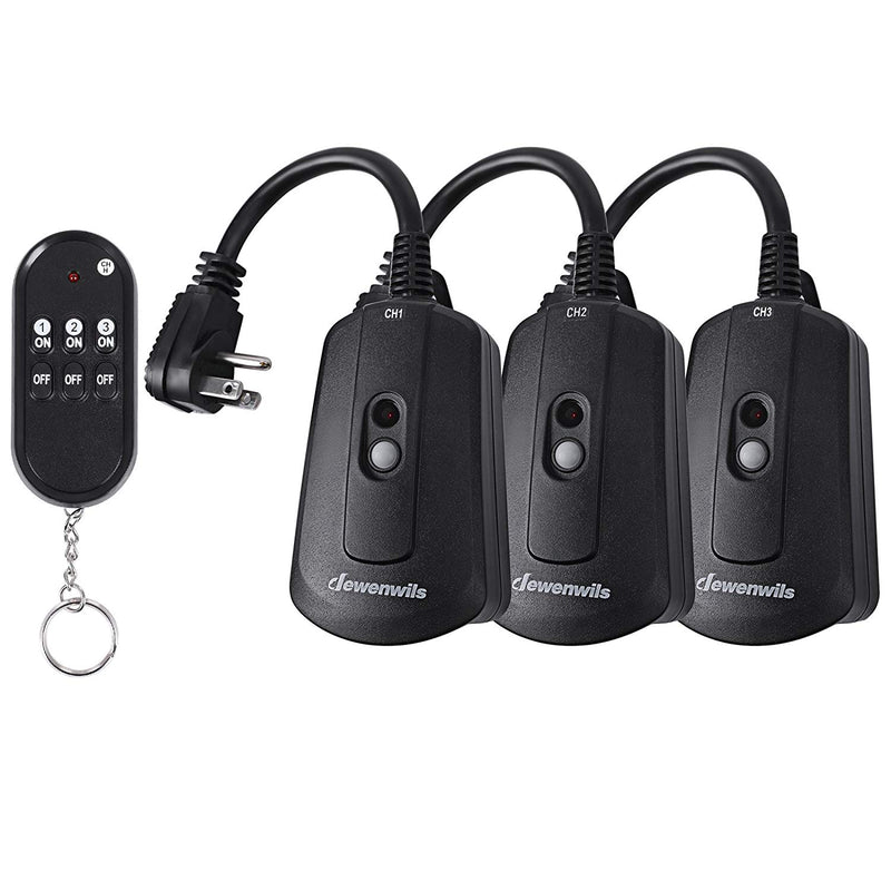 Load image into Gallery viewer, DEWENWILS Outdoor Indoor Wireless Remote Control Outlet Kit
